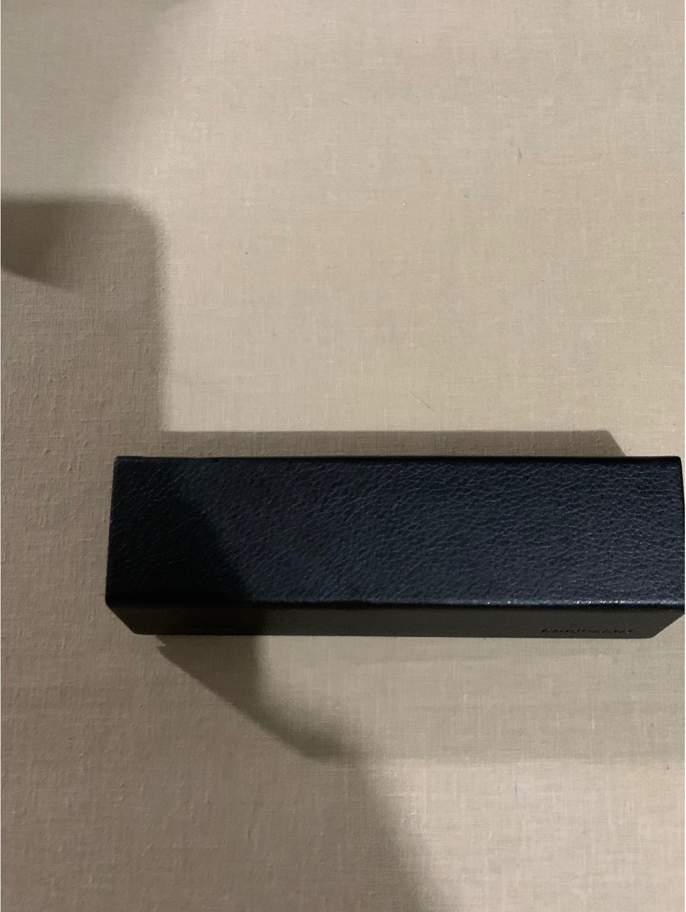 Charmant black rectangular eyeglasses case